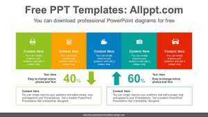 Up-down comparison PowerPoint Diagram Template