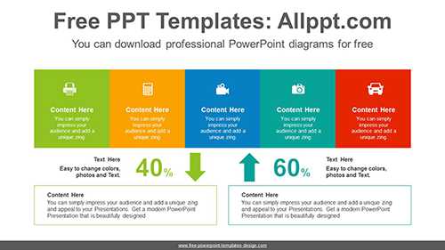 Up-down comparison PowerPoint Diagram Template