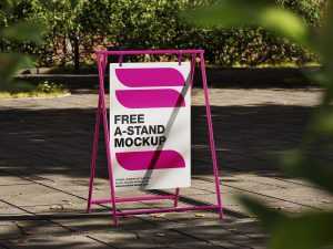 Urban A-stand mockup