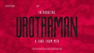 Urotraman Font › Fontesk