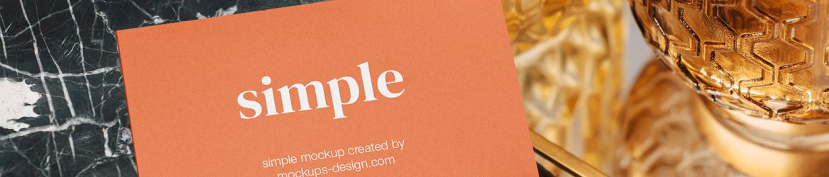 US business card with glass vases mockup US business card with glass vases mockup