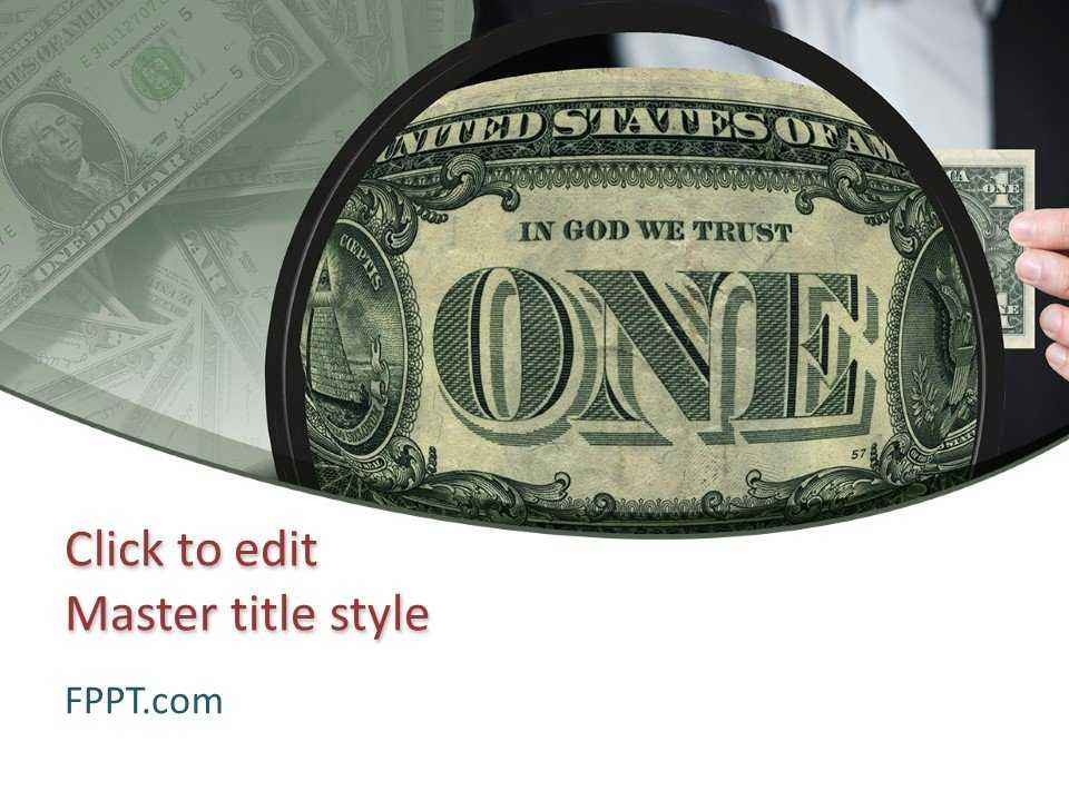 USD Dollar PowerPoint Template