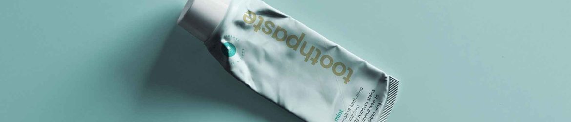 Used Toothpaste Tube Mockup