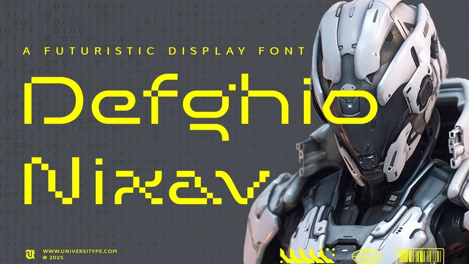 UT Defghio Nixav Font › Fontesk