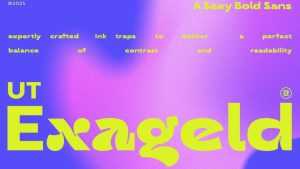 UT Exageld Font › Fontesk