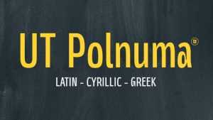 UT Polnuma Font › Fontesk