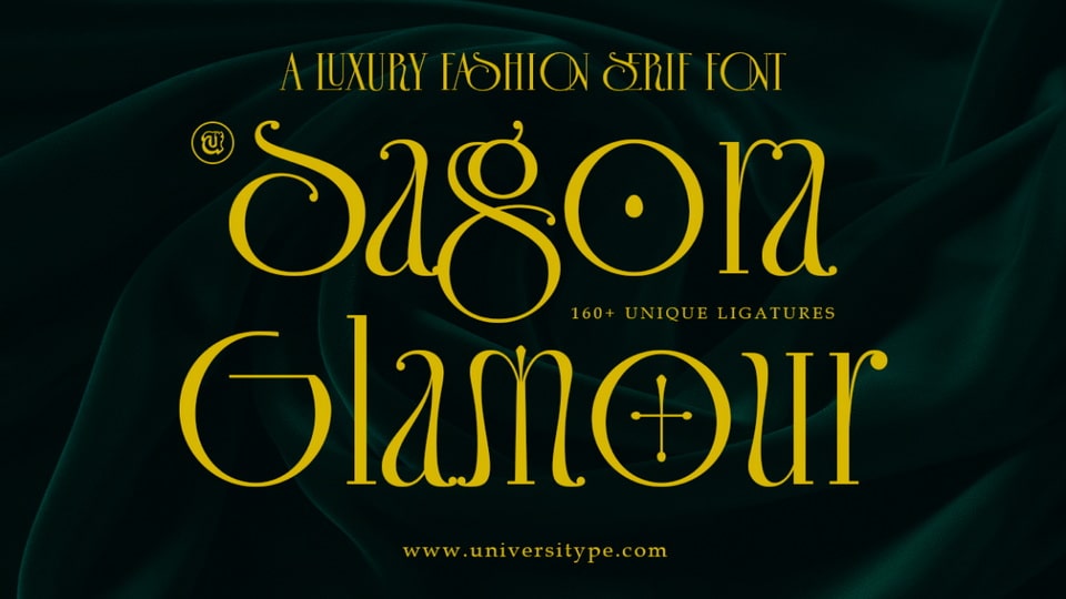 UT Sagora Glamour Font › Fontesk