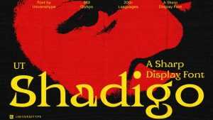 UT Shadigo Font › Fontesk