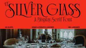 UT Silver Glass Font › Fontesk