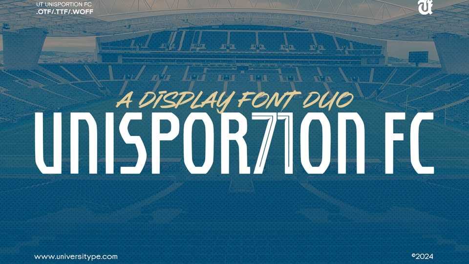 UT Unisportion FC Font Duo › Fontesk