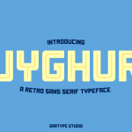 Uyghur Retro Font