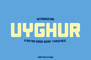 Uyghur Retro Font