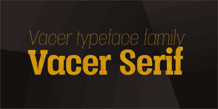 Vacer Serif Personal Font