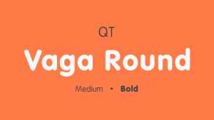 Vaga Round Font Family › Fontesk