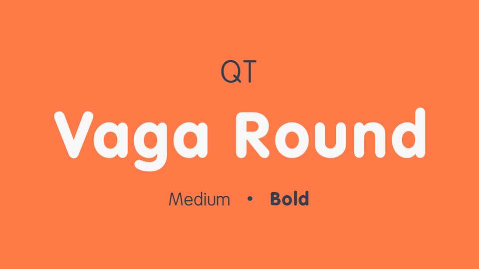 Vaga Round Font Family › Fontesk