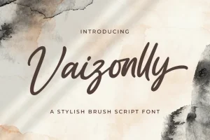 Vaizonlly Script Font