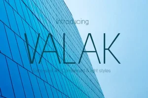 Valak Sans Serif Font