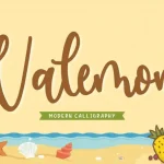 Valemon Modern Calligraphy Font