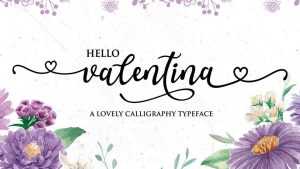 Valentina Script Font › Fontesk