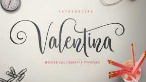 Valentina Script Font › Fontesk