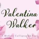 Valentina Walker Script Font