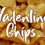 Valentine Chips Brush Font