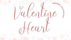Valentine Heart Font › Fontesk