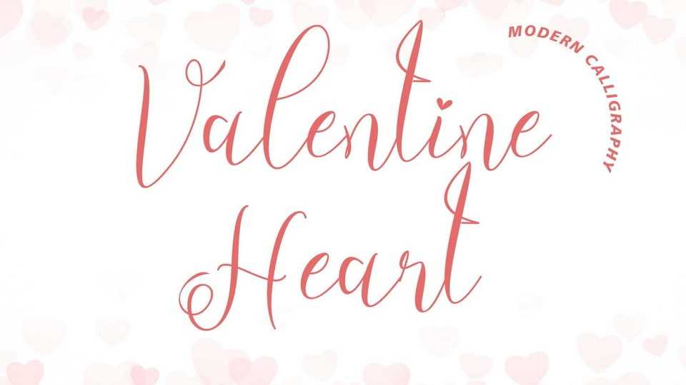 Valentine Heart Font › Fontesk