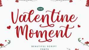 Valentine Moment Script Font › Fontesk