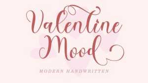 Valentine Mood Font › Fontesk