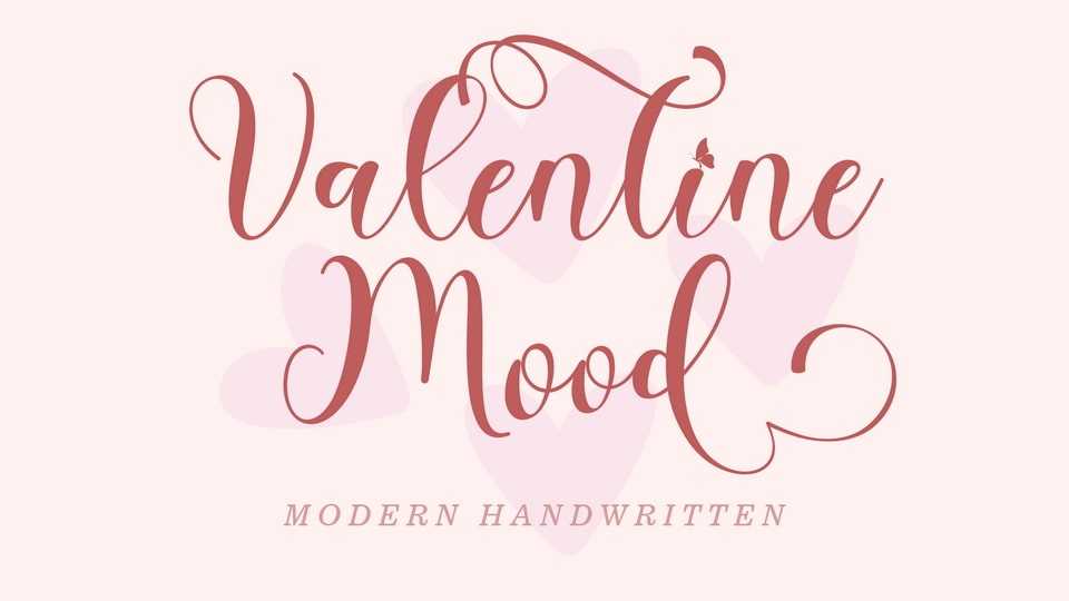 Valentine Mood Font › Fontesk