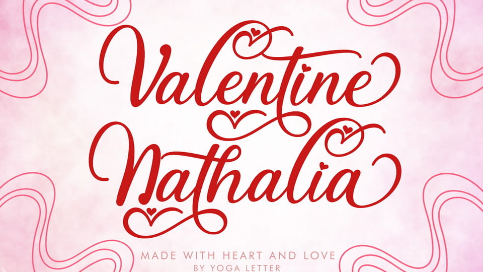 Valentine Nathalia Font › Fontesk