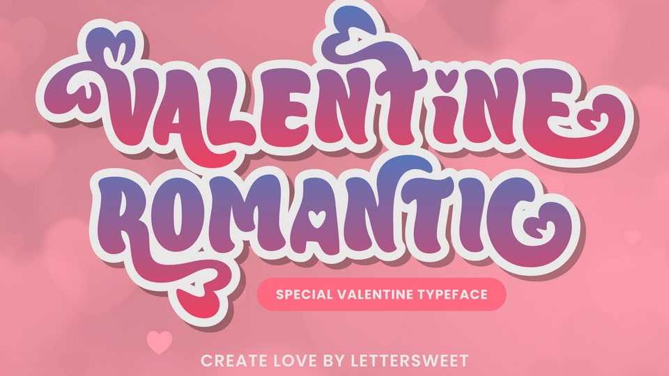 Valentine Romantic Font › Fontesk