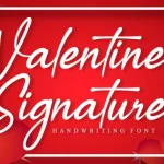Valentine Signature Script Font