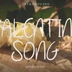 Valentine Song Font