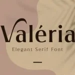 Valeria Sans Serif Font