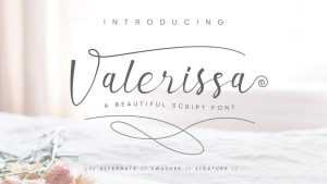 Valerissa Script Font › Fontesk