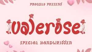 Valerose Font › Fontesk