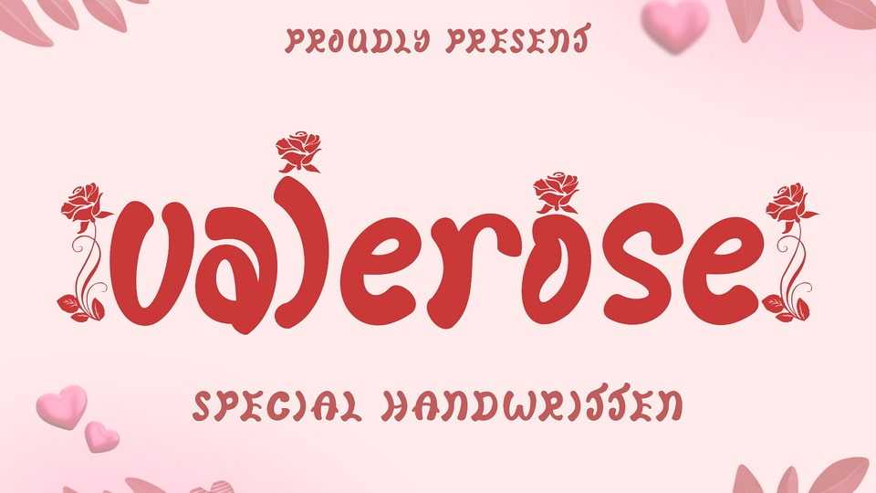 Valerose Font › Fontesk