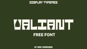 Valiant Font › Fontesk