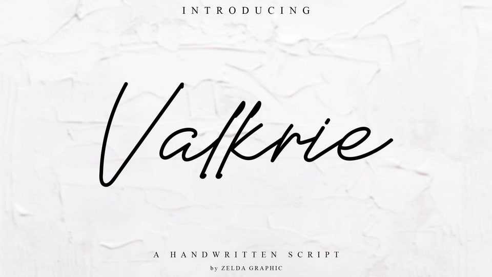 Valkrie Font › Fontesk