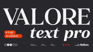 Valore Text Pro Font › Fontesk