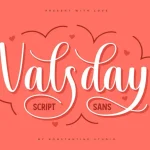 Valsday Script and Sans Font