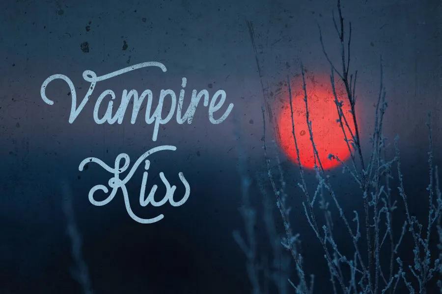 Vampire Kiss Font