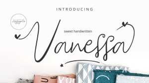 Vanessa Script Font › Fontesk