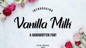 Vanilla Milk Font › Fontesk