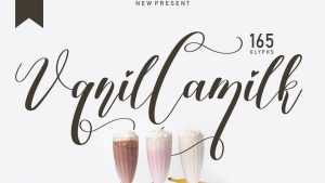 Vanillamilk Script Font › Fontesk