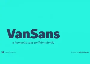 VanSans Sans Serif Font