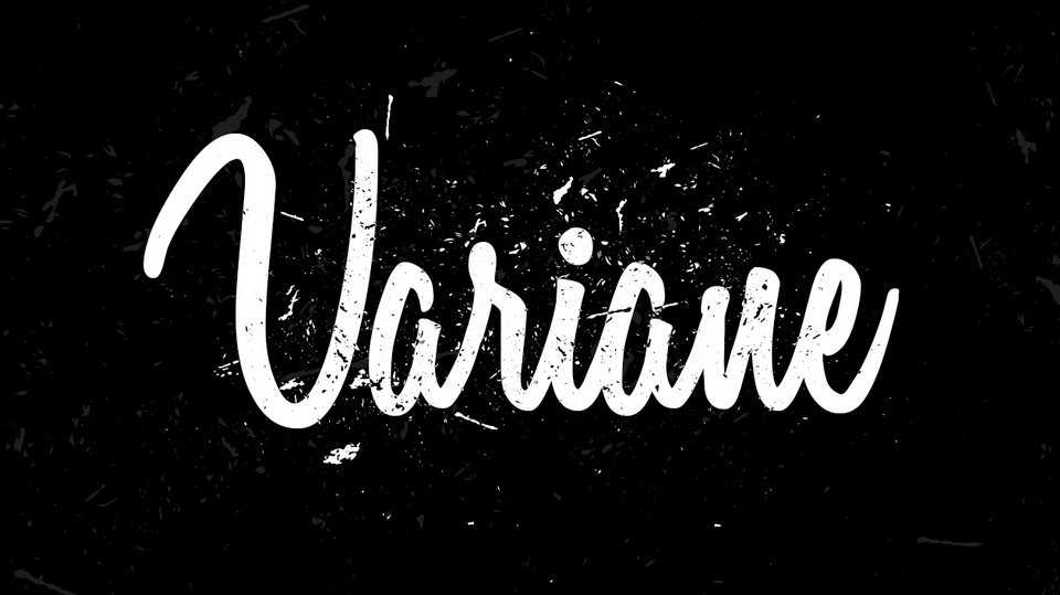 Variane Script Font › Fontesk