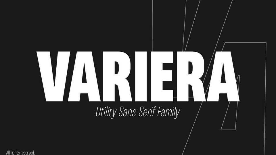 Variera Font Family › Fontesk